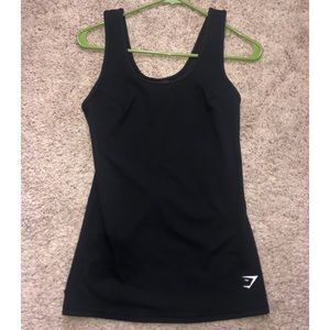 Black Gymshark tank top